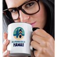 thumbnail image 2 of 3drose, Ala Moana Beach Hawaii Travel Prints Remembrance Gift, 11oz Two-tone Black Mug, 2 of 6