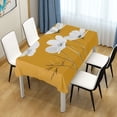 thumbnail image 3 of Yayeee Tablecloths for Rectangular Tables 54 x 54 inch Party Table Cover, White Flowers, 3 of 6