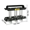 thumbnail image 4 of VEVOR Three-Station Edge Roller Quick Adjustable 0-90° Steel Cutting Hand Tool, 4 of 9