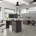 thumbnail image 3 of Studio A 60W Desk with Drawers and Storage in Storm Gray - Engineered Wood, 3 of 7