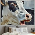 thumbnail image 2 of BCIIG Cow with Bell Tapestry Wall Hanging Unique Style Graphic Tapestries Home Wall Decor Art for Living Room Bedroom Apartment Farmhouse Dorm 40x30inch, 2 of 6
