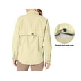 thumbnail image 2 of Little Donkey Andy Women's UPF 50+ UV Protection Shirt, Long Sleeve Fishing Shirt, Breathable and Fast Dry B.Pale Yellow XS, 2 of 7