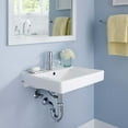 thumbnail image 3 of American Standard Decorum Wall-Hung Bathroom Sink with Center Hole in White, 3 of 4