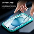 thumbnail image 2 of ESR Armorite Screen Protector Set, Compatible with iPhone 15 Plus, 3  Screen Films and 1  Lens Films, 2 of 9