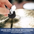 thumbnail image 1 of TABLZONE 1Set Drum Kit Felt Pads Black Cymbal Replacement Accessories for Instrument Use, 1 of 6