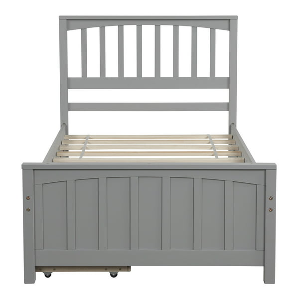 Twin Bed Frame With Two Drawers, How Much Is A Twin Bed Frame