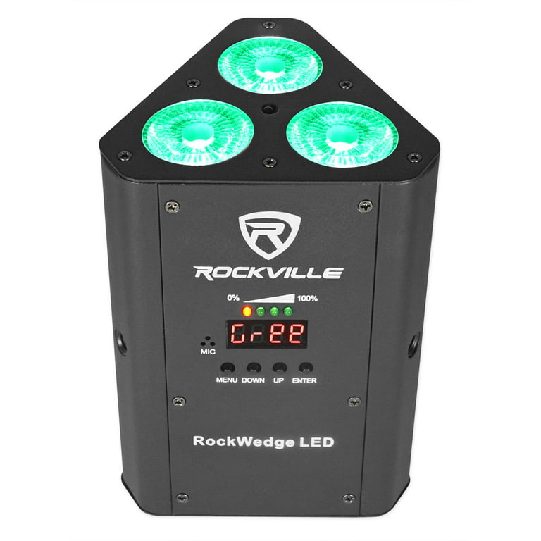 Rockville ROCKFORCE W4 384 Channel Wireless DMX Lighting Light  Controller+MIDI