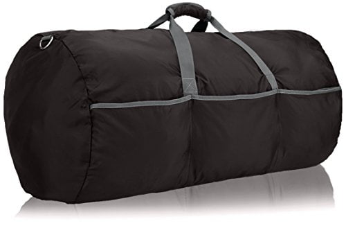 Amazon Basics Large Travel Luggage Duffel Bag, Black