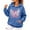 Blue, variant on In October We Wear Pink Hoodie Womens Pink Ribbon Angel Wings Breast Cancer Sweatshirt Long Sleeve Breast Cancer Awareness Support Shirt With Pockets