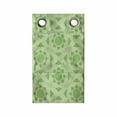 thumbnail image 1 of Abstract Hanging Pocket Organizer, Simplistic Monochrome Design Continuous Pattern with Geometric Shapes, Printed Polyester Storage Bag with Pockets, 9" x 27", Pale Green Lime Green, 1 of 2