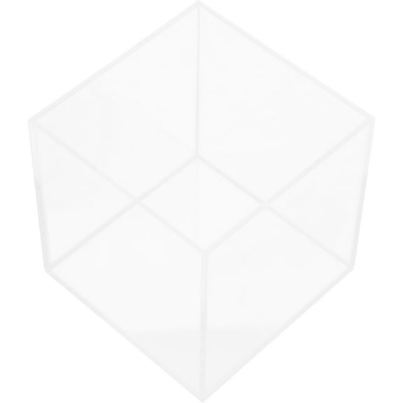 OUNONA Transparent Acrylic Fish Bowl - Multi-Functional Aquarium for Betta Fish and Small Pets