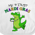 thumbnail image 4 of Inktastic My First Mardi Gras-alligator Boys or Girls Baby Bib, 4 of 4