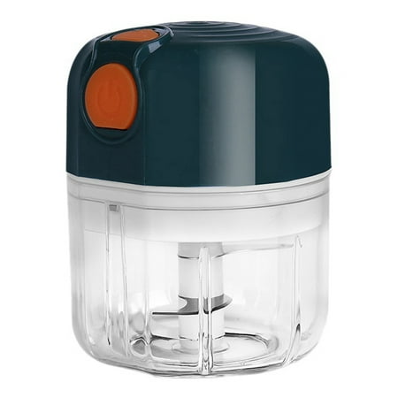 

Electric Garlic Machine Chopper Food Meat Wireless Processor Blue