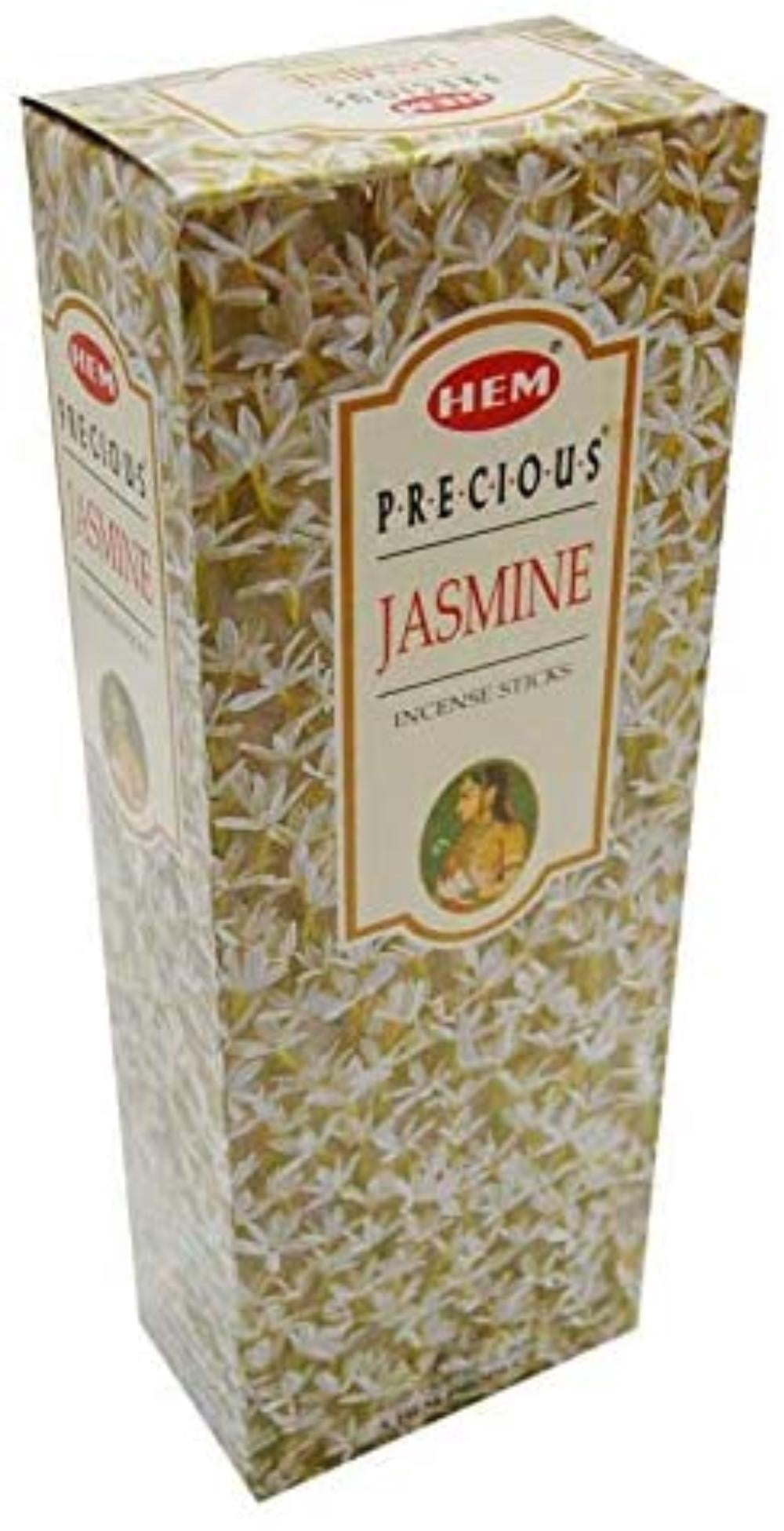 Hem Precious Jasmine Incense, 3 Boxes - (360 Sticks per Order) Bulk Order, Hand rolled By Brand Hem Incense