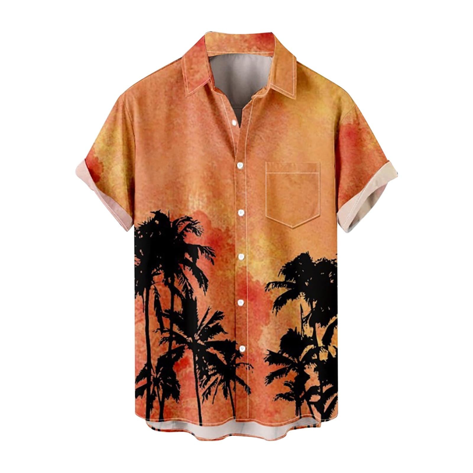 Men's Summer Graphic T-Shirt – 3D Digital Print, Cotton Blend, Casual Vacation & Beach Style