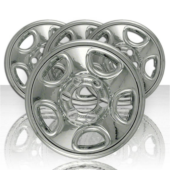 Set of Four 16" Chrome ABS Wheel Skin Covers for 1999-2004 GMC Sierra 1500
