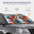 thumbnail image 5 of Yiaed 3D Butterfly Print Car Front Windshield Sun Shade,Foldable Anti-UV Car Sunshade for Front Window for Most Vehicles-Large, 5 of 5