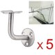 thumbnail image 5 of Pack Of 5 Stainless Bannister Support Wall Mounted Handrail Brackets Ballustrade Stair Rail Holder, 5 of 5