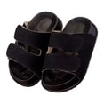 thumbnail image 5 of Dakaela 3-10 Years Toddler Kids Slides Sandals with Arch Support Boys Girls Infant Non Slip Cork Footbed Clogs with Hook and Loops Black, 5 of 6