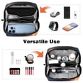 thumbnail image 6 of Galaxy Digital Storage Bag with Oxford Cloth Material - Waterproof USB Pouch, Digital Pouch, Cable Organizer Storage for Cell Phone Charger Cord - 5.9x9.44x3.14 in, 6 of 6