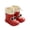 Red, variant on Toddler Rain Boots for Boys Waterproof Kids Sunglasses Rubber Boots
