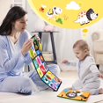thumbnail image 6 of Baby Toys 6-12 Months - Tummy  Play Time Mirror Toys with Cloth Books & Teethers -Newborn Baby Sensory Toy Gifts, 6 of 7