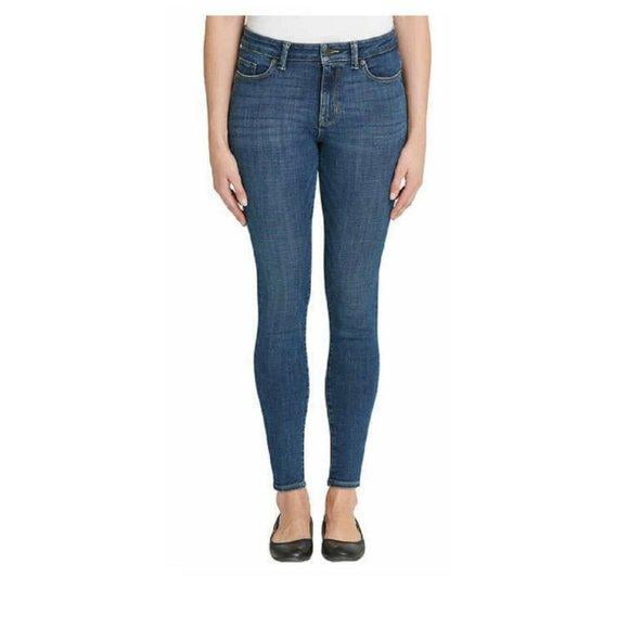 Calvin Klein Jeans Womens Contour Skinny Fit Jeans,Choose Sz/Color: 10/Dark  Wash 