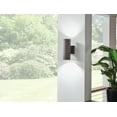 thumbnail image 4 of Kichler 12" 1 Light Integrated LED Textured Architectural Bronze Cylinder Outdoor Wall Sconce, 4 of 7