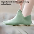 thumbnail image 5 of 6 pairs 100% Cotton Thin Socks Women No Show Casual Lightweight Low Cut Ankle Socks Non Drop Heel Soft Breathable 4-8.5, 5 of 7