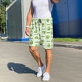 thumbnail image 6 of Sikiie Green Avocado Mens Pajama Shorts, Lightweight Lounge Pant with Pockets Soft Sleep Pj Shorts for MenX-Large, 6 of 6