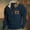 Dark Blue, variant on WILLBEST Hoodies for Men Sudaderas De Hombre 2024 Men's Winter Fashion Sports 3D Digital Printed Turtleneck Half Zip Hoodie
