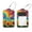 multicolored 3, variant on 2 Pcs Luggage Tags, Colorful Neon Butterfly Pattern Privacy Cover ID Label with Stainless Steel Loop and Address Card for Travel Bag Suitcase