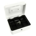 thumbnail image 2 of hengtong Metal Cash Box with Lock Case Container with Keys for Kids Girls Boys Prizes White, 2 of 9