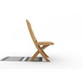 thumbnail image 4 of Pemberly Row Premium Teak Hand Sanded Finish Folding Side Chair, 4 of 5