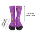 thumbnail image 3 of Banana Socks Novelty Fun Pattern Crew Socks for Men and Women Cute Design Comfortable Stretch Fit Unisex Socks for Casual Wear and Gift Giving, 3 of 5