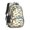 Excavator and Mountain, variant on Excavator and Mountain White Pattern Cute School Backpack Bag with Padded Back and Adjustable Shoulder Straps 16.9 X 12.6 X 5.9 Inches