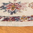 thumbnail image 3 of SAFAVIEH Crystal Debra Southwestern Area Rug, Light Blue/Burgundy, 5' x 5' Round, 3 of 10