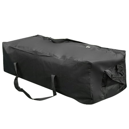 Yucurem Heavy Duty Duffle Bag Foldable Travel Storage Bag Sports Equipment Bag Outdoor Tools (Black)