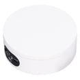 thumbnail image 3 of Rotating Display Stand 5.5lb Load Capacity 360 Degree Photography Turntable Plug in Battery Knob Speed Control White 12cm/4.7in, 3 of 5
