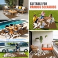 thumbnail image 3 of Coral Brown Outdoor Rug 4x6 Ft, Non Slip Washable Area Rug, White Coastal Ocean Marine Nautical Beach Patio Rugs Carpet Runner, Large Floor Mat for Indoor/Outdoor Deck Porch Camping, 3 of 8