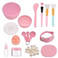 thumbnail image 1 of Juego de tazones de mascarilla para mezclar 24 piezas Kit de herramientas de mezcla Eccomum Cuenco de silicona, 1 of 5