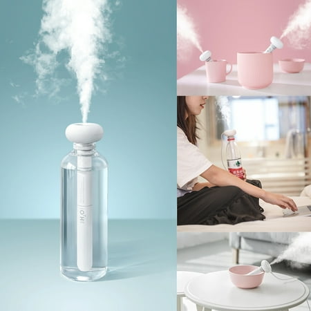 White dismountable air humidifier for home and office