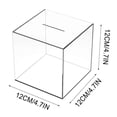 thumbnail image 3 of Transparent Piggy Bank Acrylic Piggy Bank, 3 of 5