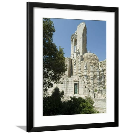 Trophee Des Alpes Roman Monument La Turbie Alpes Maritimes Provence France Framed Print Wall Art By Ethel Davies - 