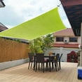 thumbnail image 1 of Ozmmyan Sun Shade Sail Rectangle 6' x 10' UV Block Canopy for Patio Backyard Lawn Garden Outdoor Activities, Green, 1 of 8