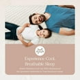 thumbnail image 5 of Whisper Organics Organic Cotton Quilted Mattress Pad Protector, 5 of 8
