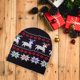 thumbnail image 1 of Fiudx Ofertas relámpago Nuevo fabricante de gorros navideños con luz que suministra directamente gorros de punto para fiestas en otoño e invierno. Gorros de lana populares para hombres y mujeres., 1 of 6