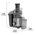 thumbnail image 4 of Omega High Speed Juicer with Large Chute, in Black (OMJCHSLCBK13), 4 of 20