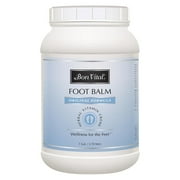 Bon Vital' Original Foot Balm, Foot Cream for Dry Skin & Cracked Heels, Moisturize Feet & Speed Healing of Blisters & Abrasions on Heel, Increase Circulation in Feet, 1 Gallon Jar