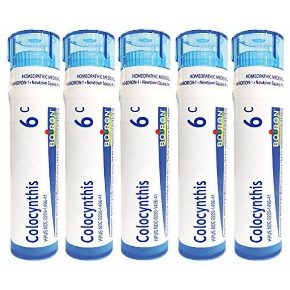 Boiron Colocynthis 6C, Homeopathic Medicine for Cramps (Pack of 5)